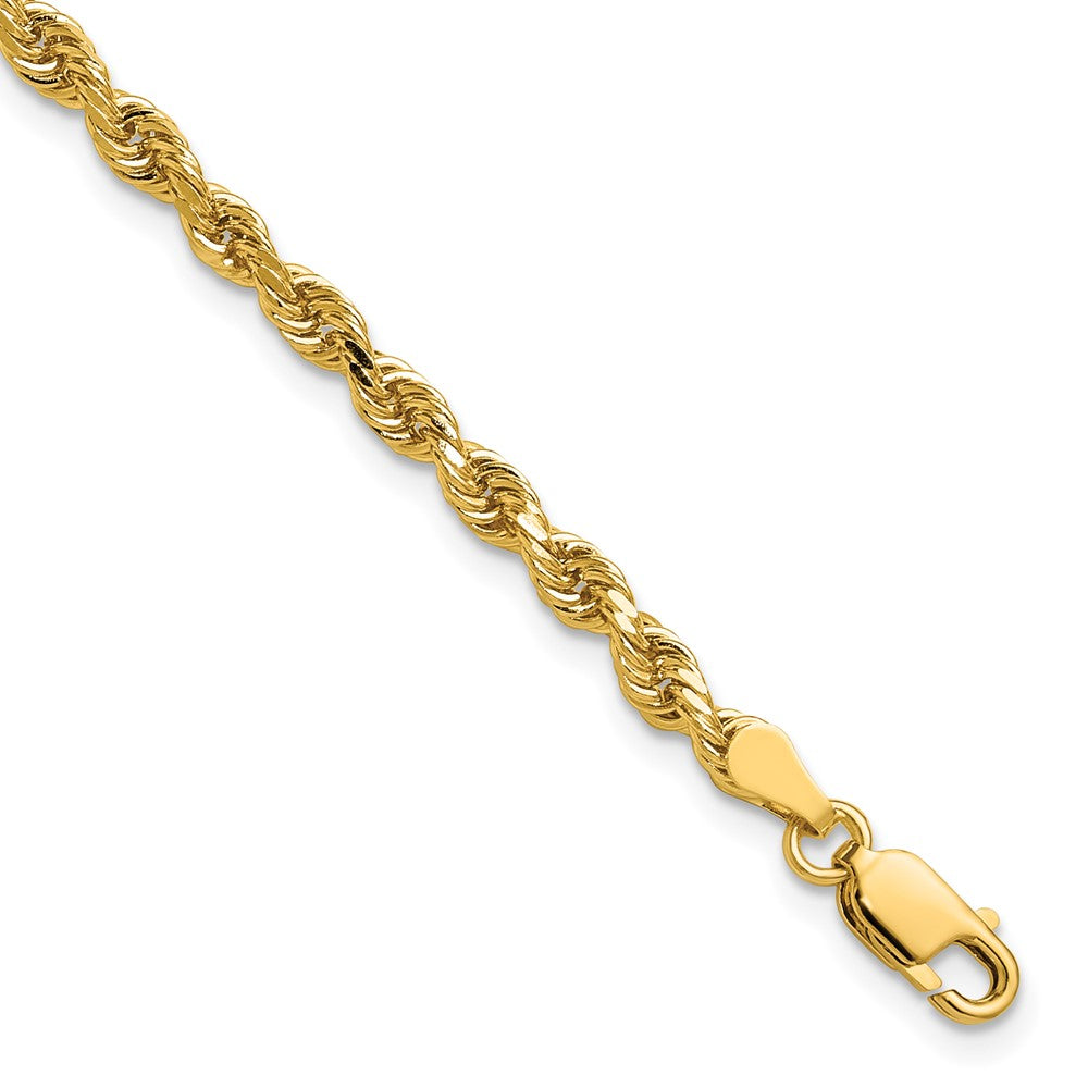 14k 3.25mm Diamond-cut Rope Chain