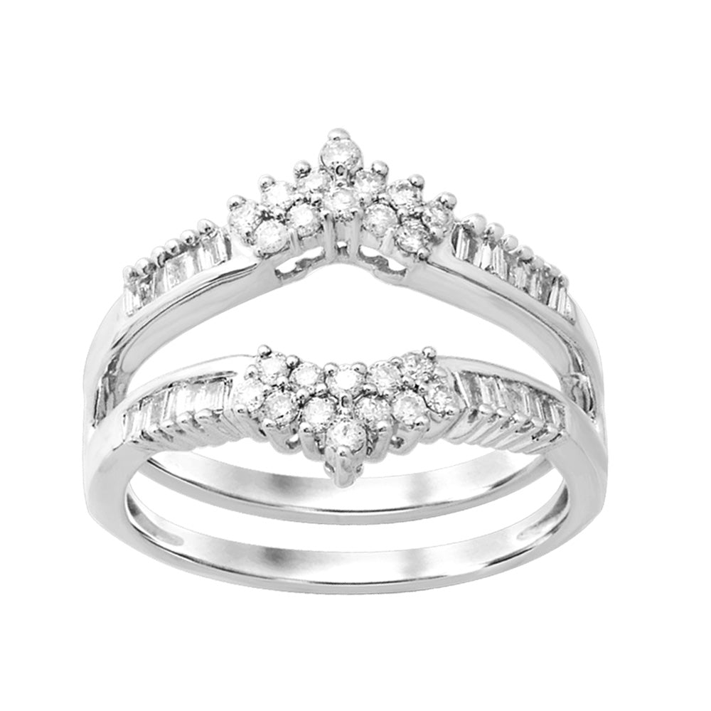 14K 0.53CT Diamond RING GUARD