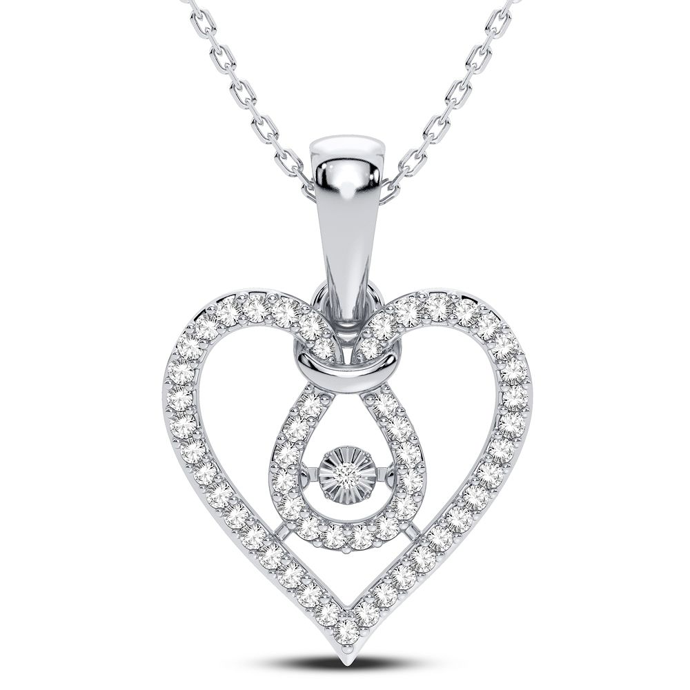 14K 0.30CT Diamond Pendant