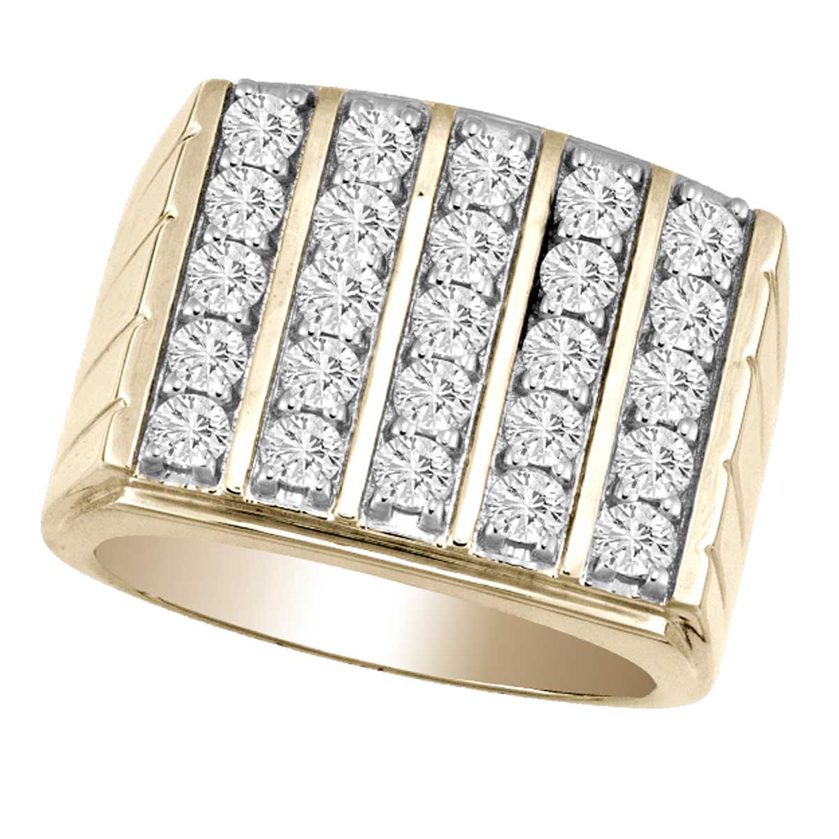 14K 2.00CT Diamond MEN,S RING