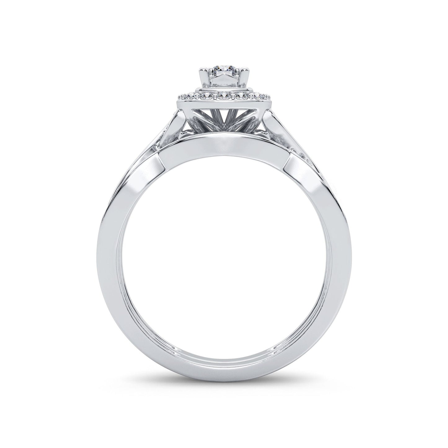 10K 0.40CT Diamond Bridal Ring