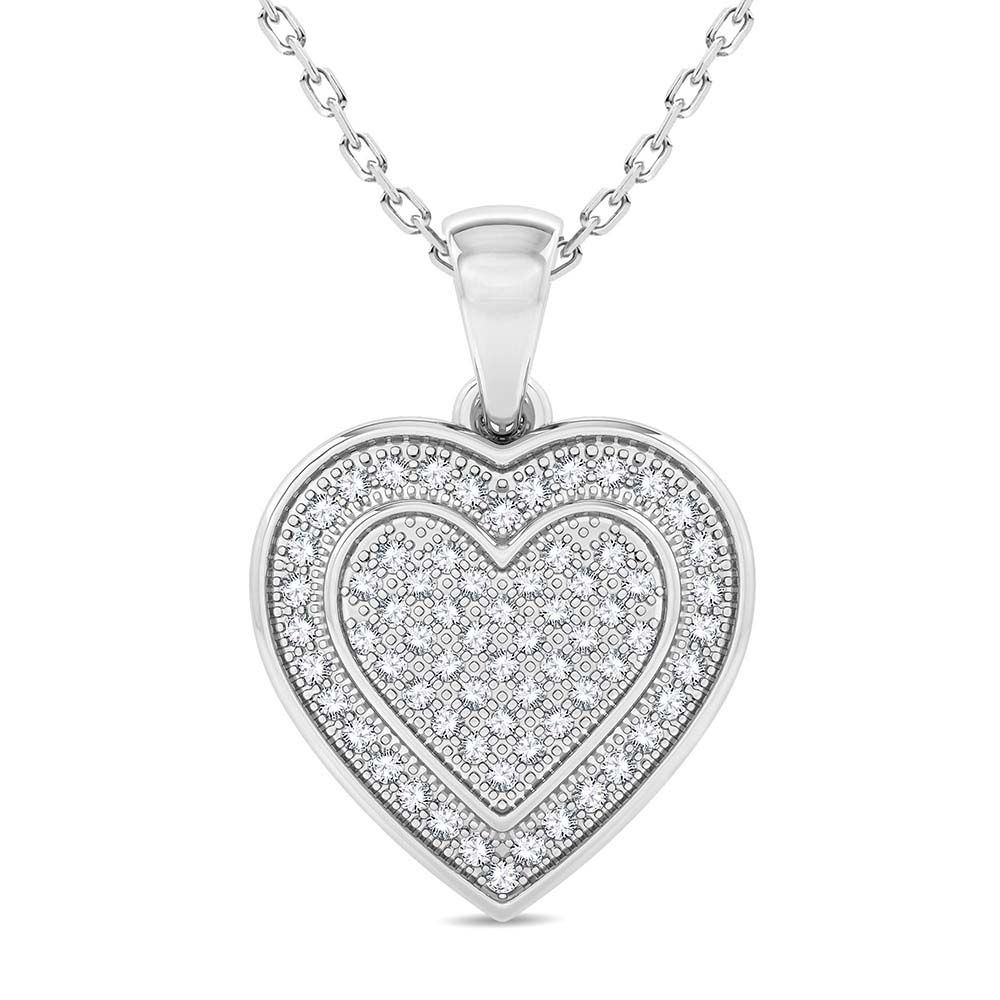 10K 0.16CT Diamond Pendant