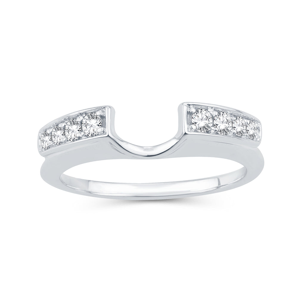14K 0.26CT Diamond Enhancer Band