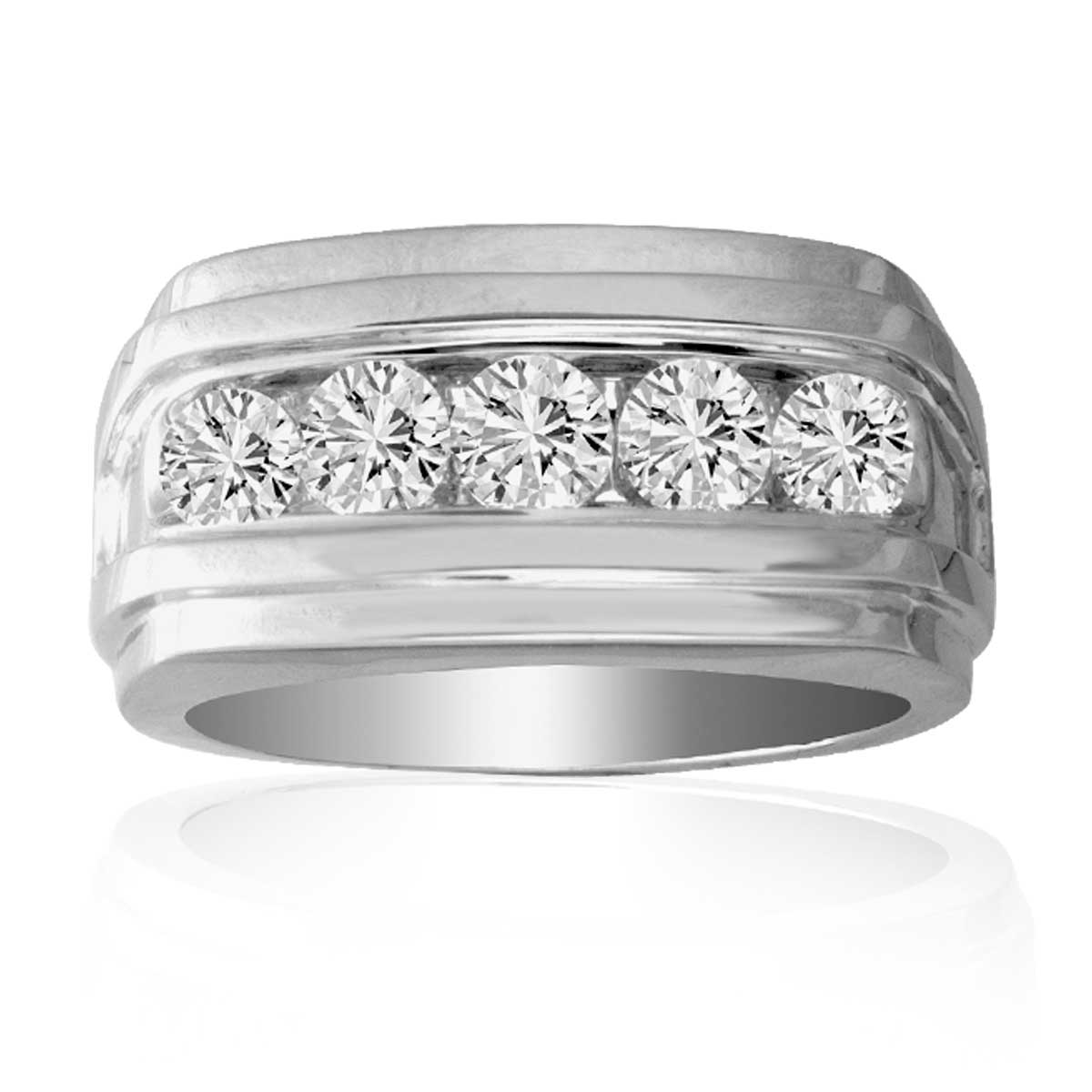 14K 1.50CT Diamond MENS RING