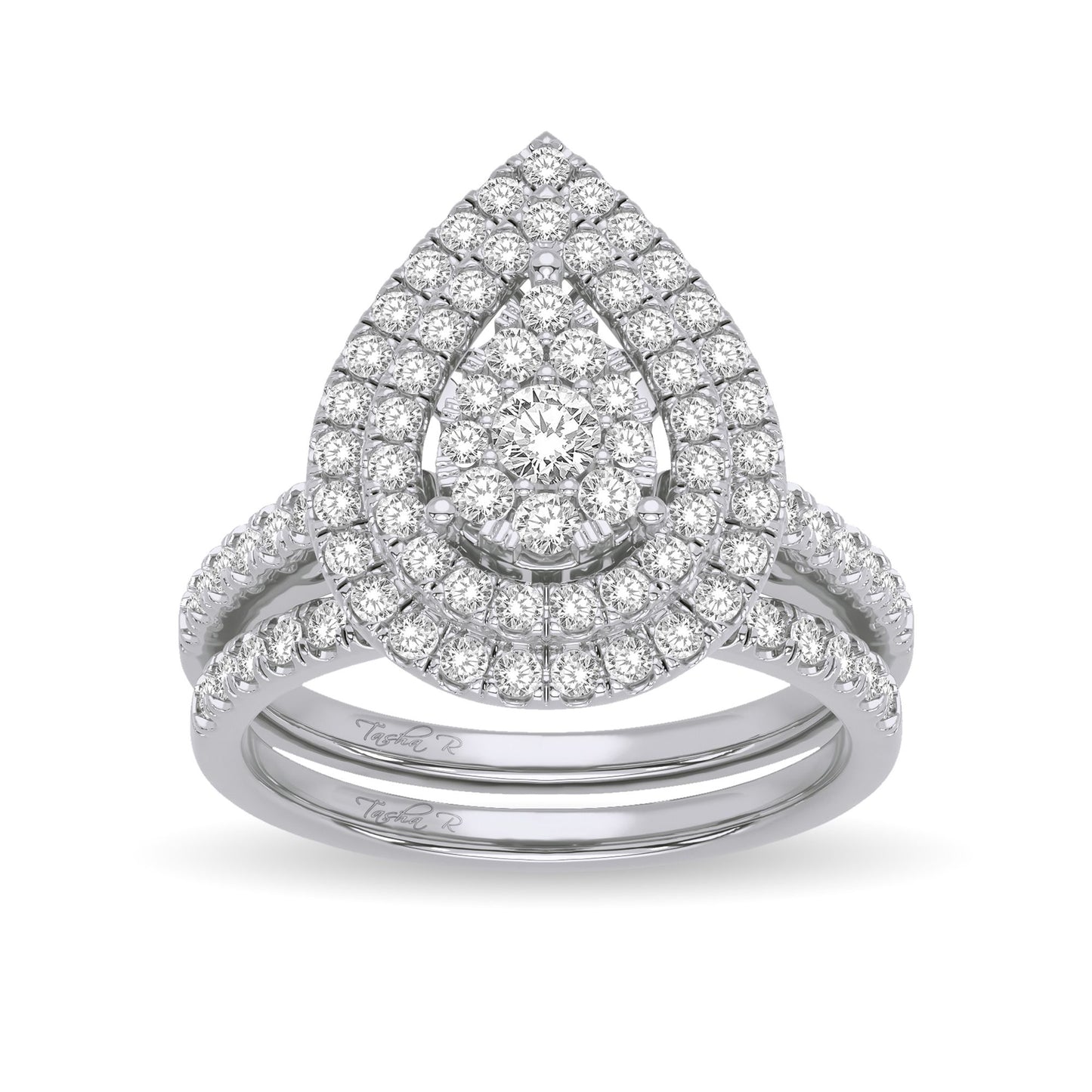 14K 1.00ct Diamond Bridal Ring