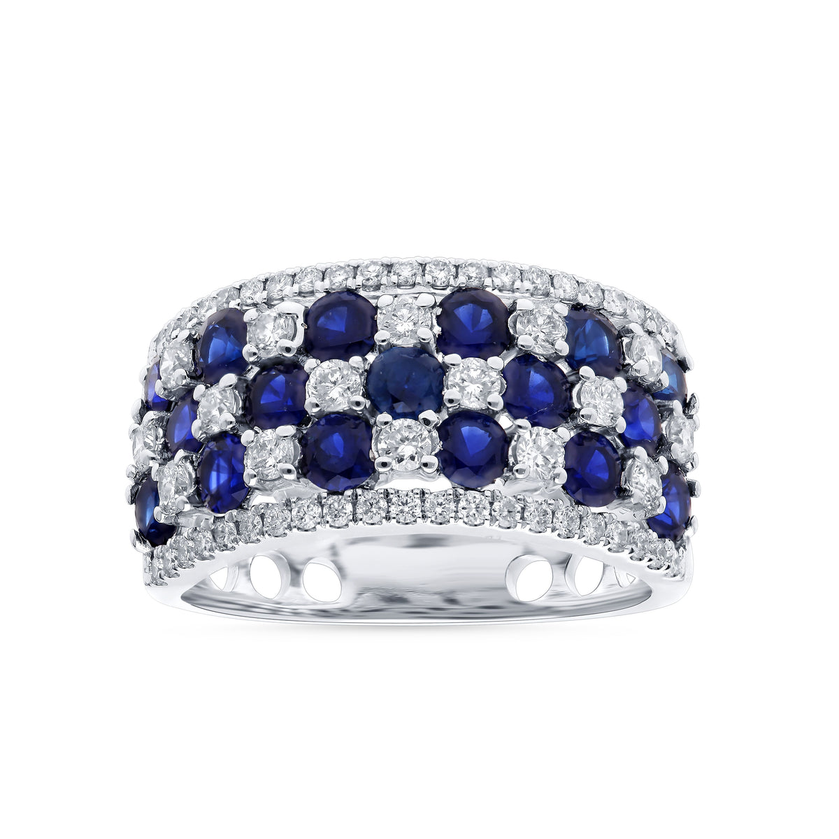 14K 0.73CT Diamond SAPPHIRE RING