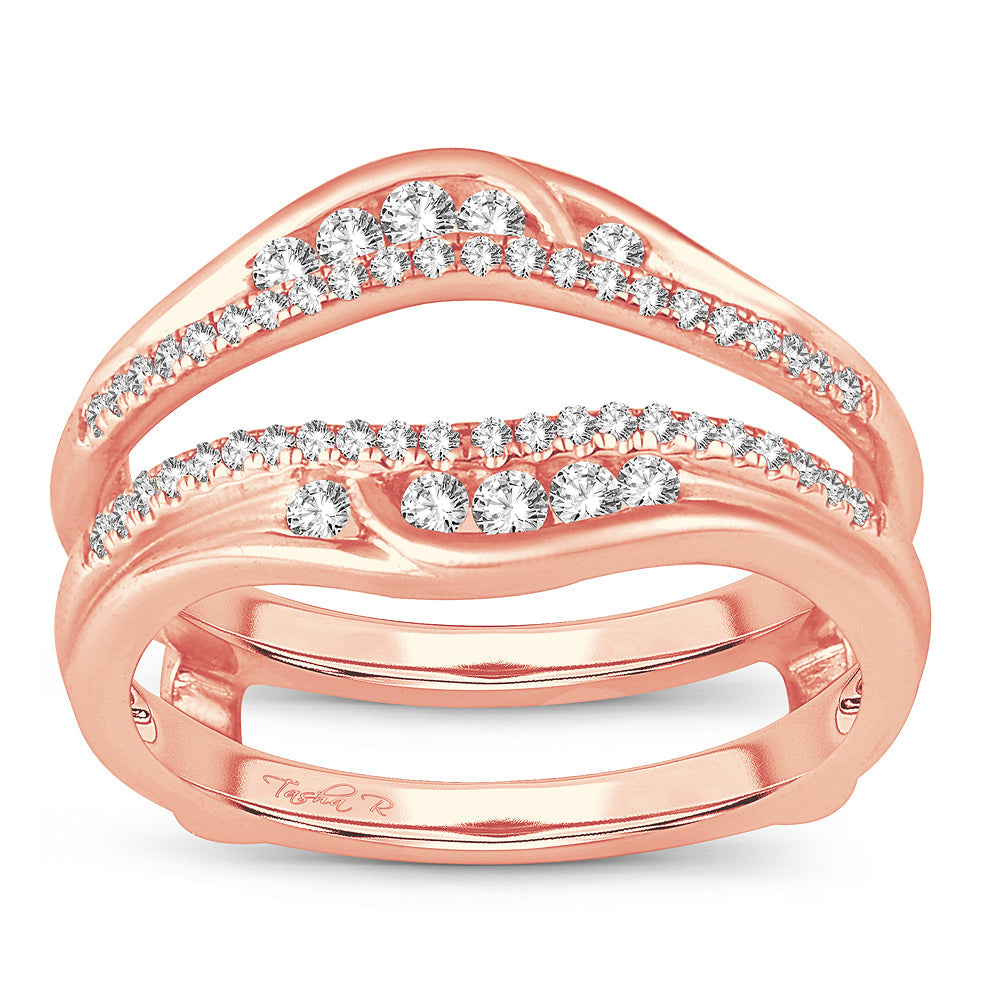 14K 0.34CT Diamond RING GUARD