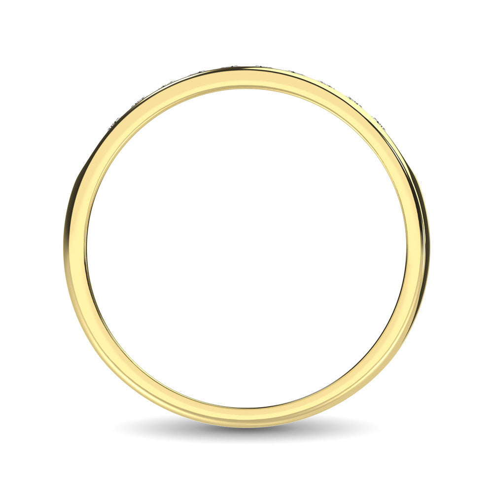 14K Yellow Gold 1 Ct.Tw. Diamond Men?s Machine Band