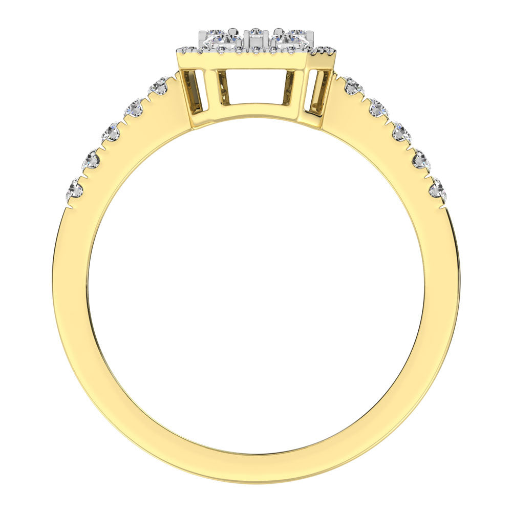 Diamond 1/2 Ct.Tw. Fashion Ring in 14K Yellow Gold