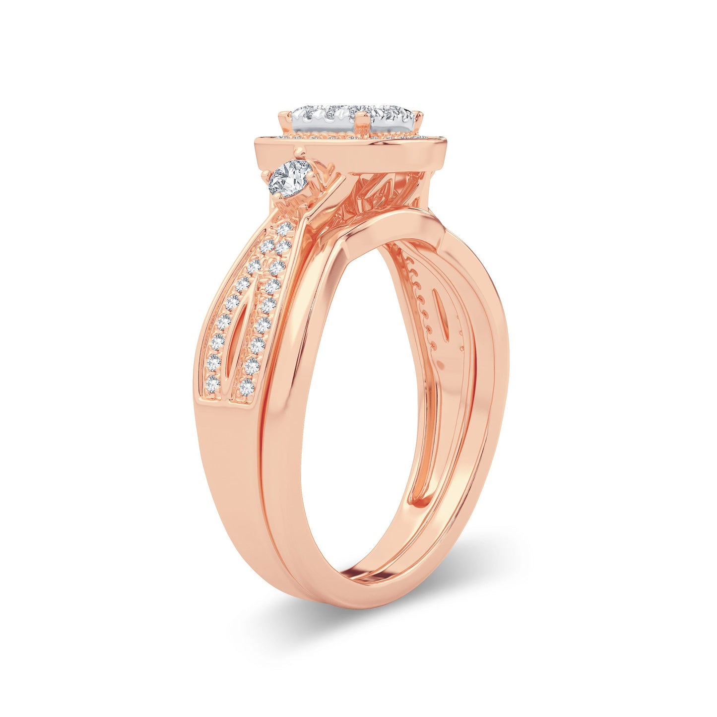 14K 0.40CT DIAMOND BRIDAL RING