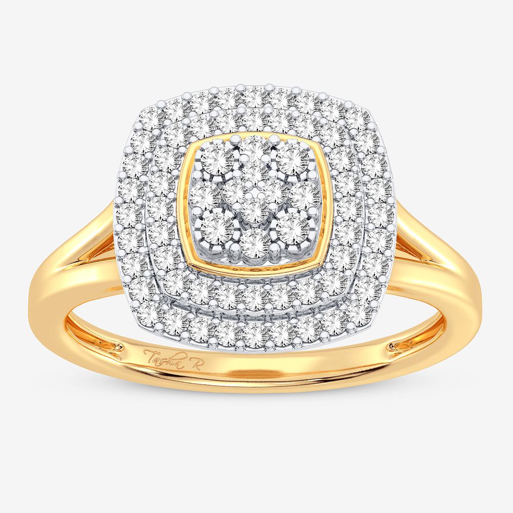 10K 0.28CT DIAMOND RING