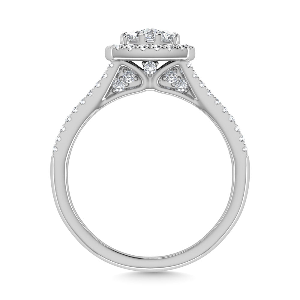 Diamond 1 1/4 Ct.Tw. Engagement Ring in 14K White Gold