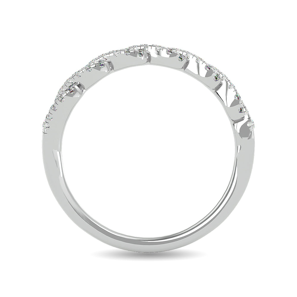 Diamond 1/5 Ct.tw Stackable Ring in 14K White Gold