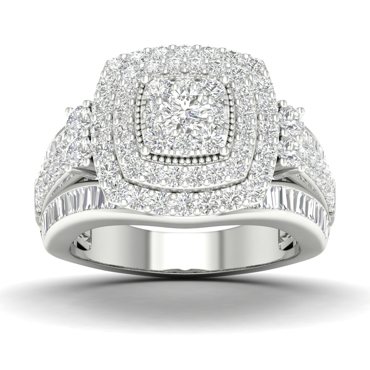 14K 2.00ct Diamond Bridal Ring
