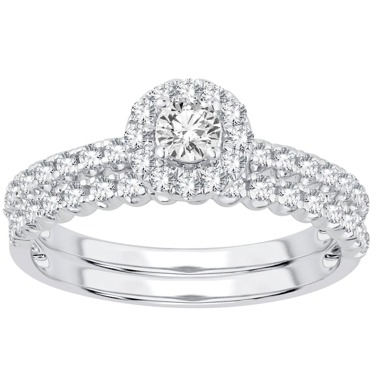14K 0.73CT Diamond Bridal Ring