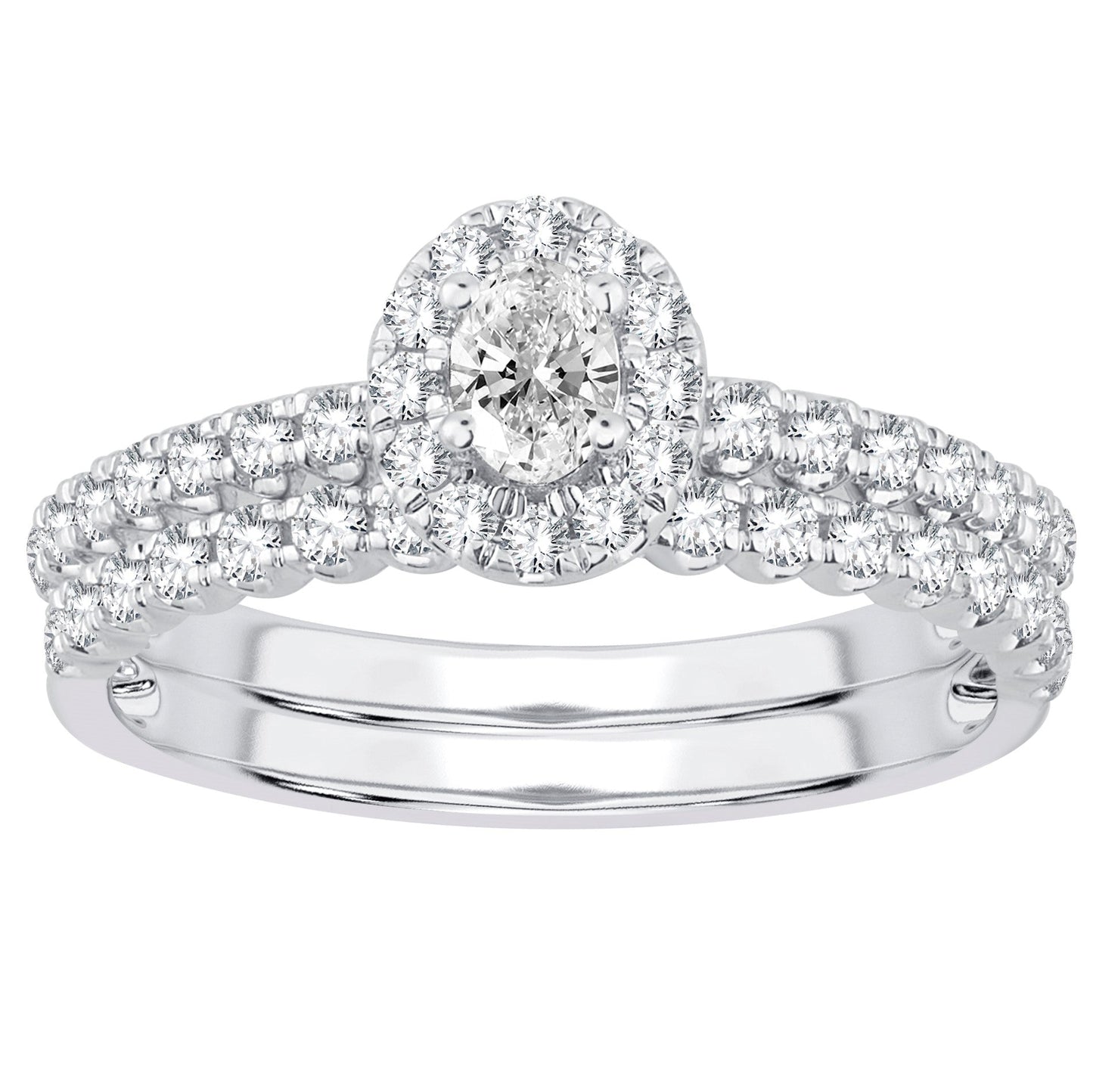 14K 0.73CT Diamond Bridal Ring