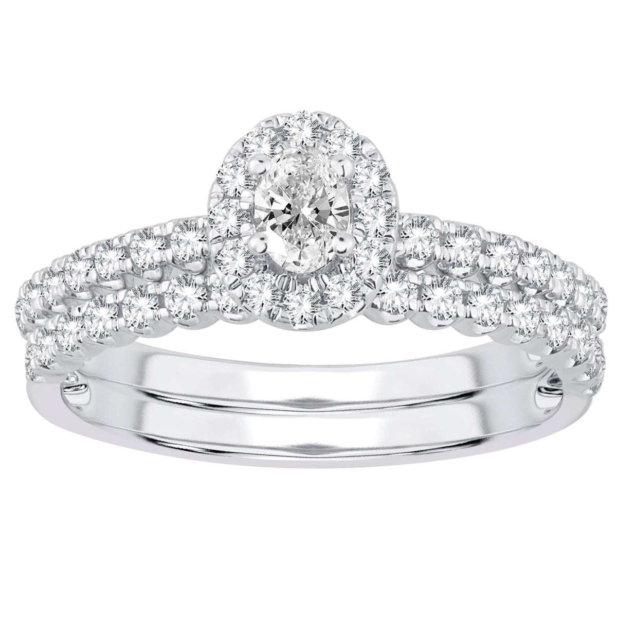14K 0.73CT Diamond Bridal Ring