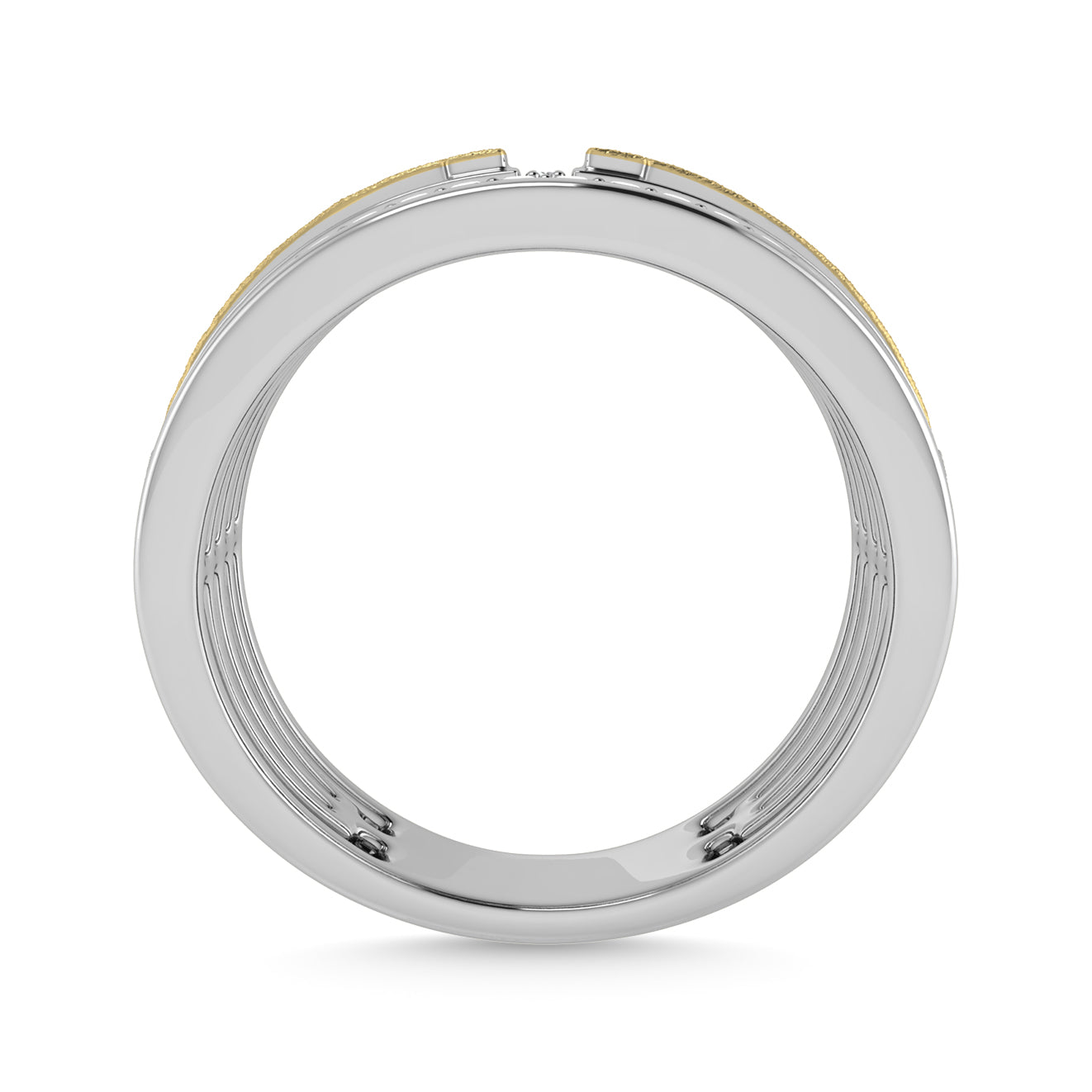 Diamond 1/2 Ct.Tw. Men?s Fashion Ring in 14K Two Tone