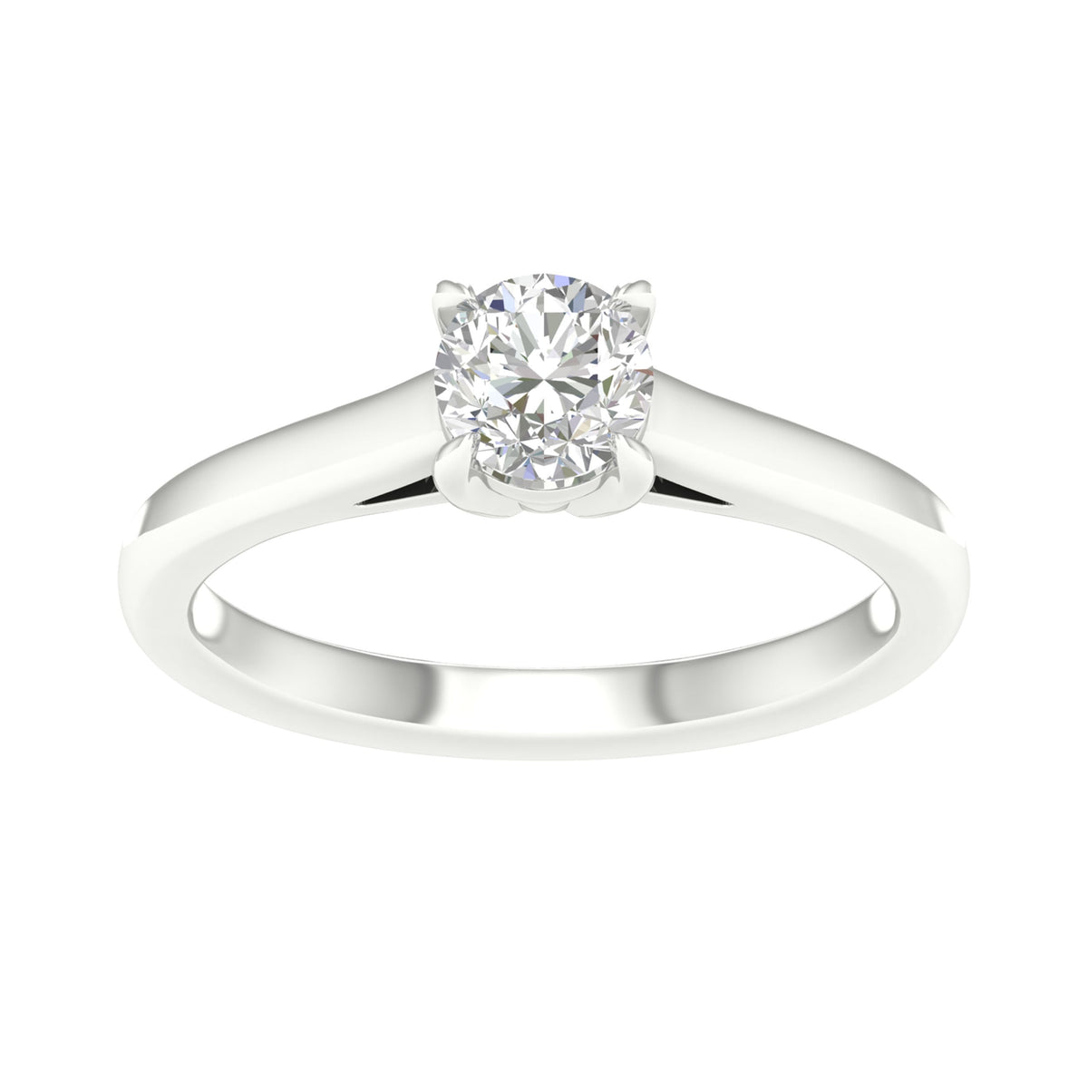 14K 0.75ct Certified Lab Grown Diamond Ring ( IGI Certified )