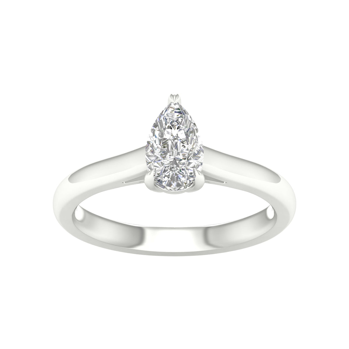 14K 0.75CT Certified Lab Grown Diamond Ring ( IGI Certified )