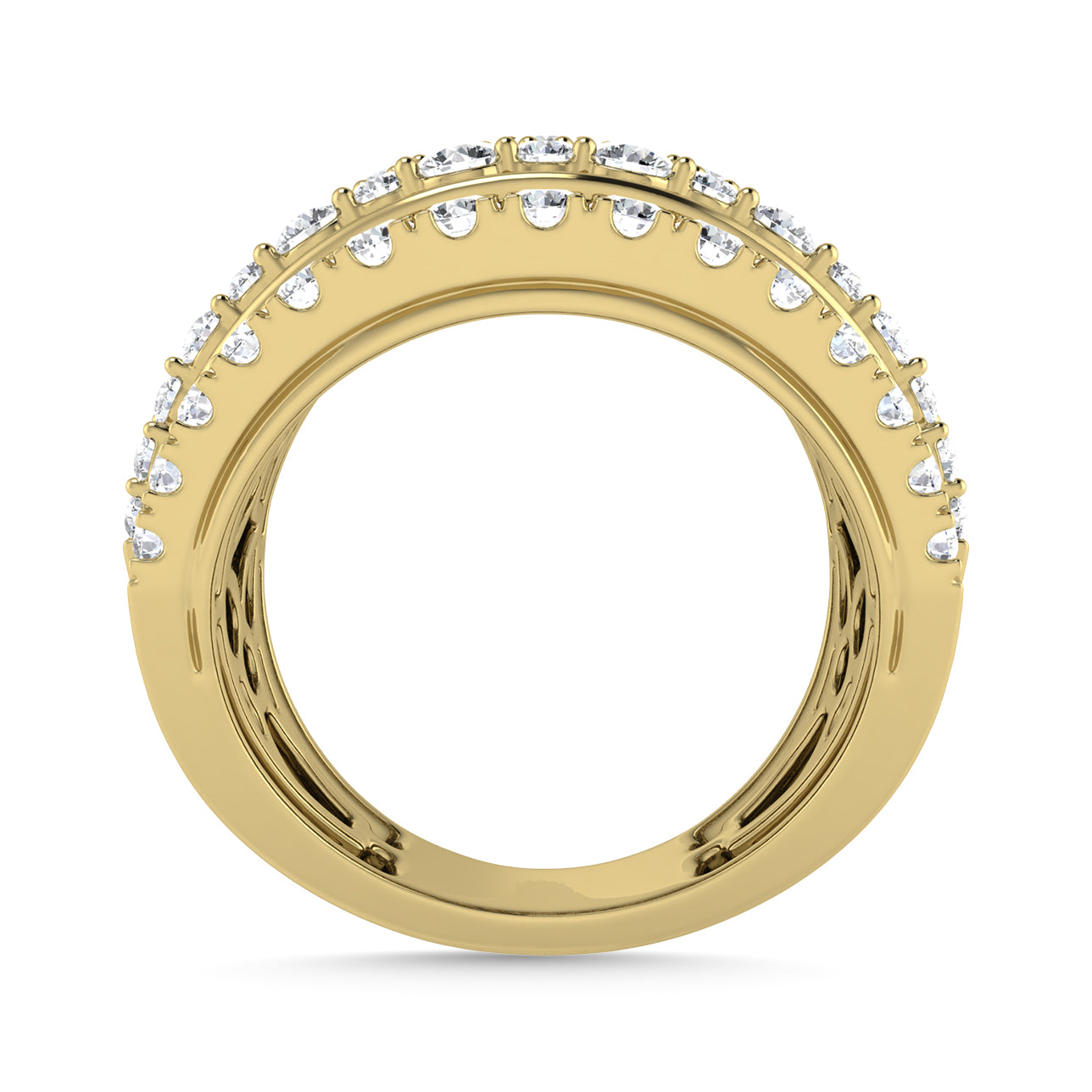Diamond 2 Ct.Tw. Fashion Ring in 14K Yellow Gold