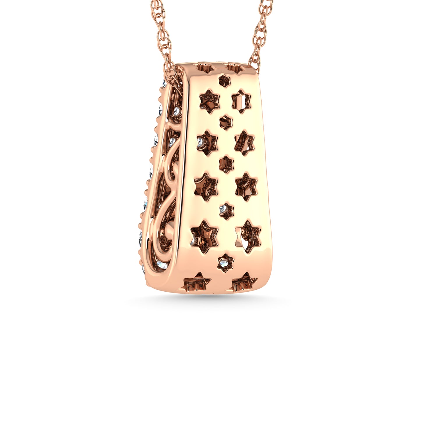Diamond 3/4 Ct.Tw. Fashion Pendant in 14K Rose Gold