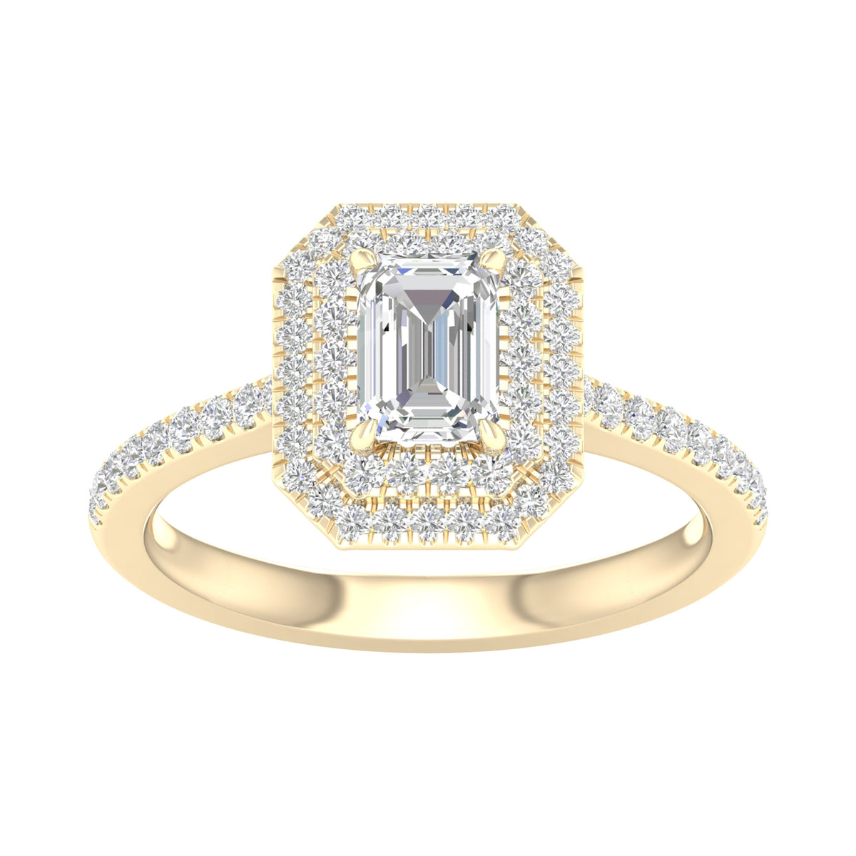 14K 1.15CT Certified Lab Grown Diamond Ring ( IGI Certified )