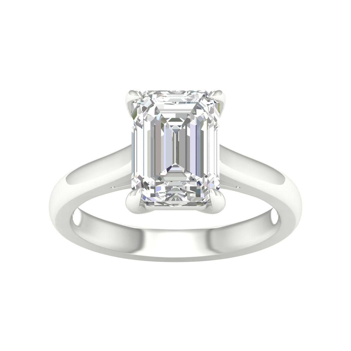 14K 3.00CT Certified Lab Grown Diamond Ring ( IGI Certified )