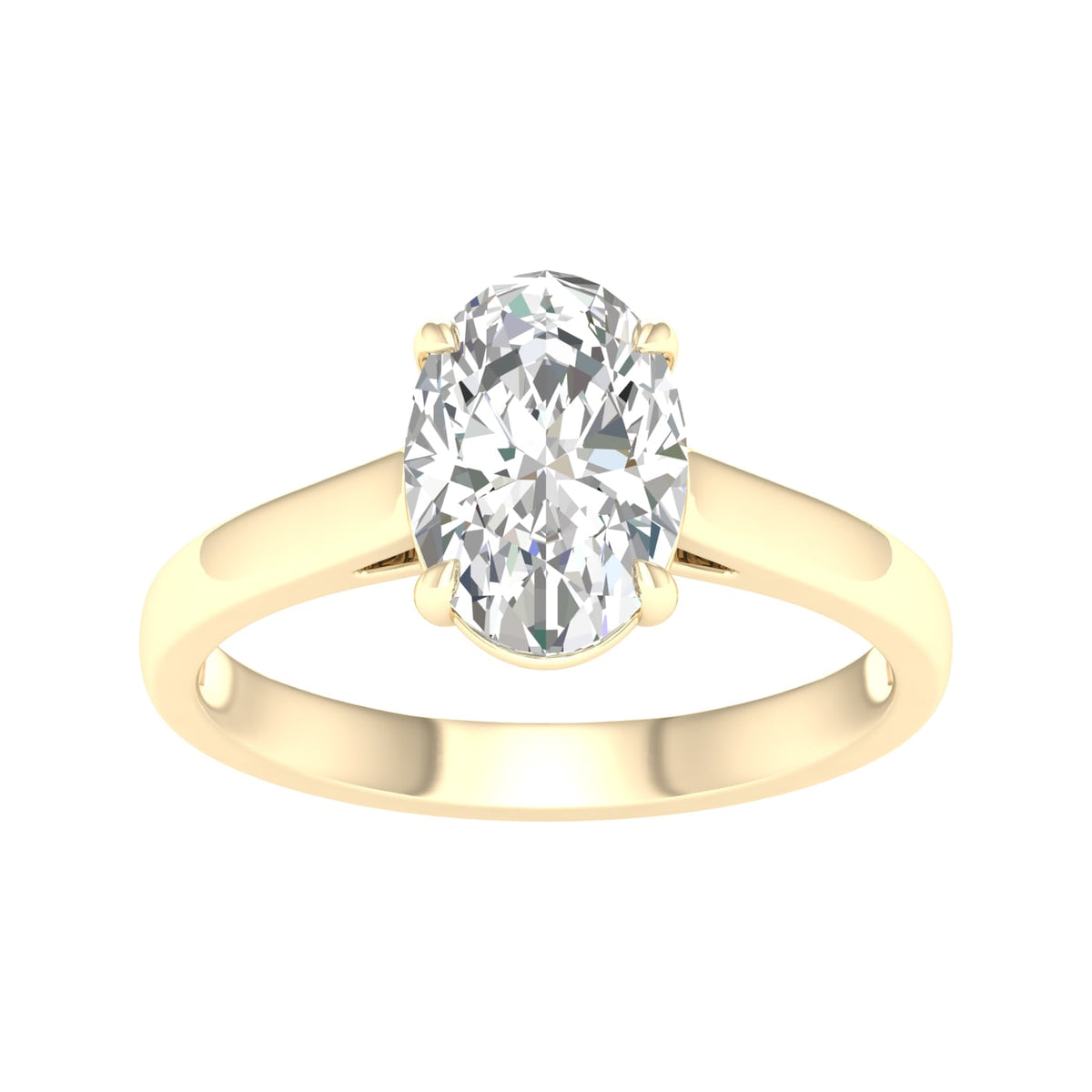 14K 2.00CT Certified Lab Grown Diamond Ring ( IGI Certified )