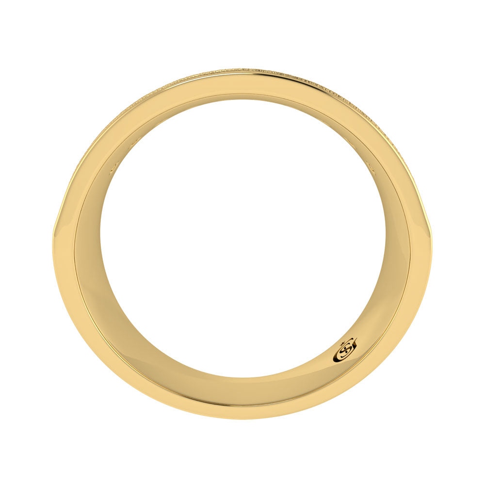 14K Yellow Gold Diamond 1 Ct.Tw. Men?s Band