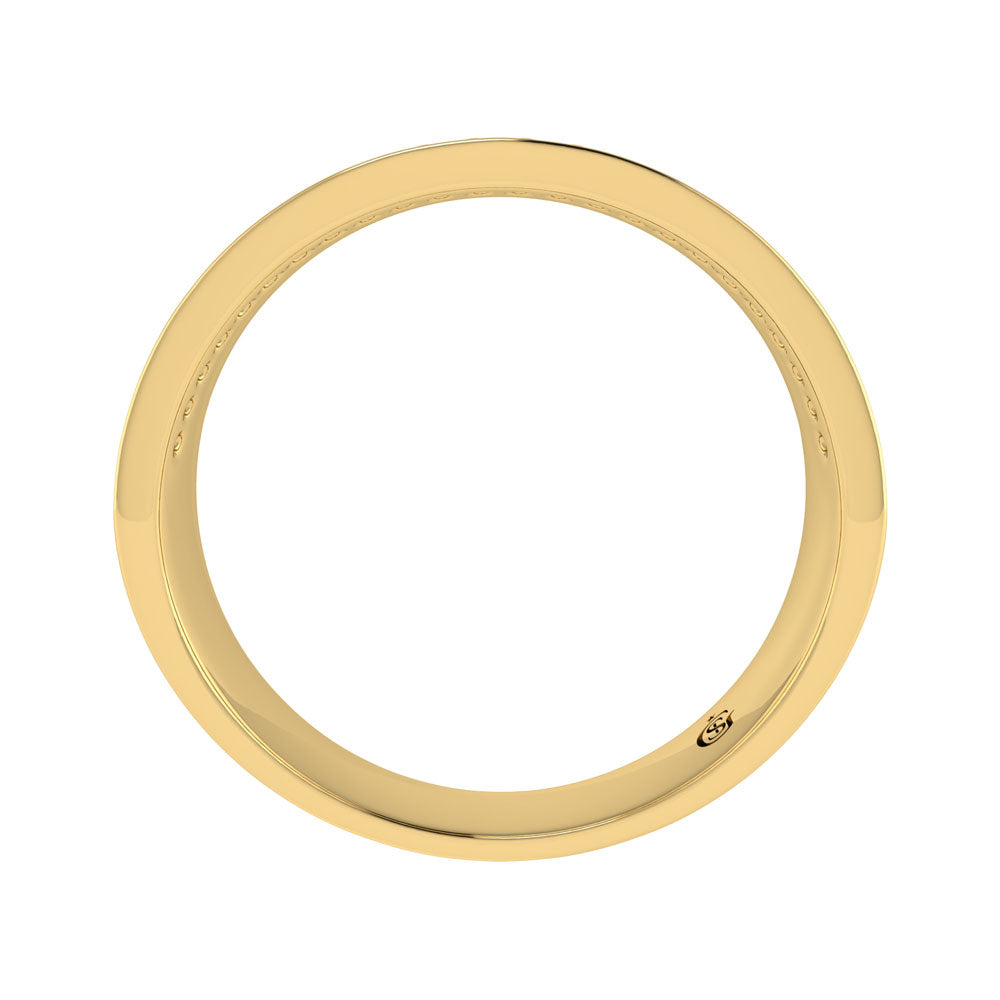 14K Two Tone Diamond 1/3.Ct. Tw. Men?s Machine Band