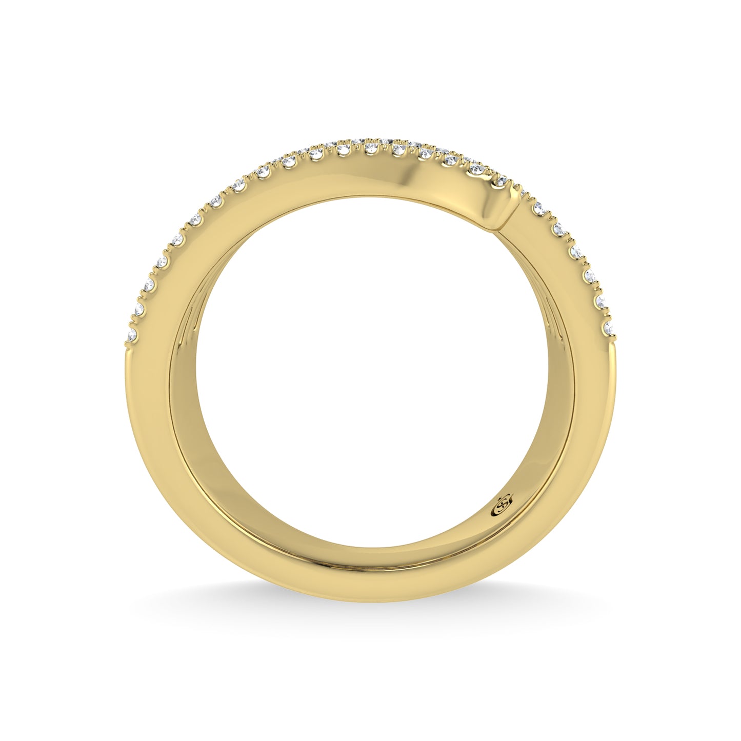 14K Yellow Gold Diamond and Blue Sapphire 2 1/4 Ct.Tw. Fashion Ring