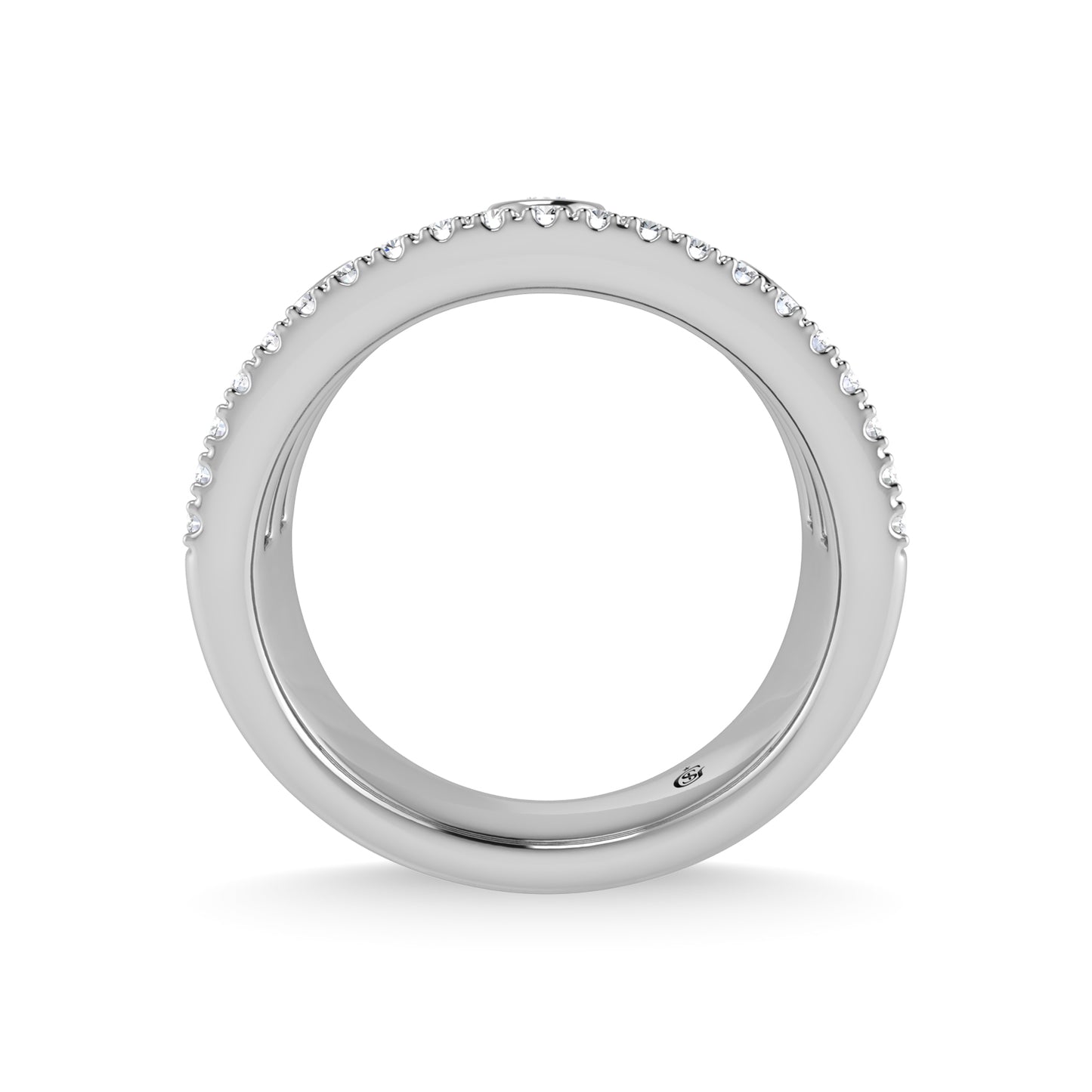 14K White Gold Diamond 1/2 Ct.Tw. Fashion Band