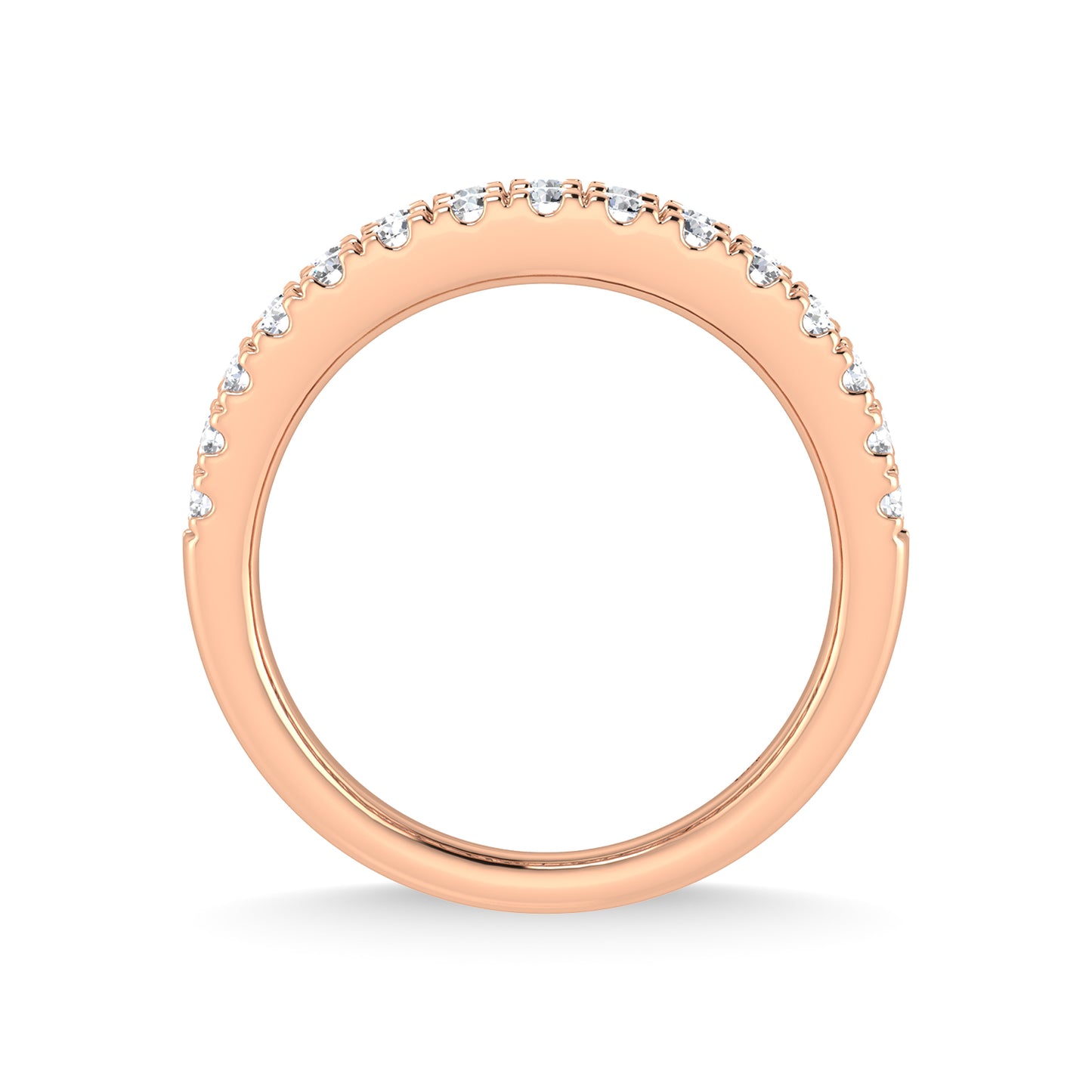 Diamond 1 7/8 Ct.Tw. Fashion Band in 14K Rose Gold