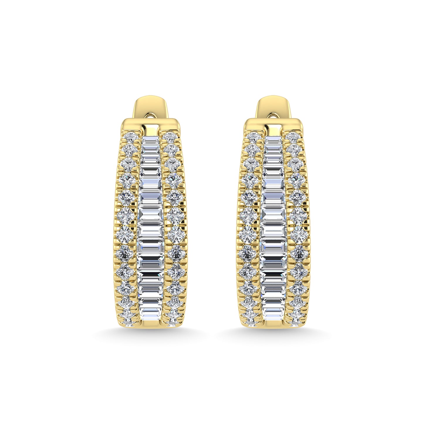 Diamond 2 Ct.Tw. Fashion Earrings in 14K Yellow Gold