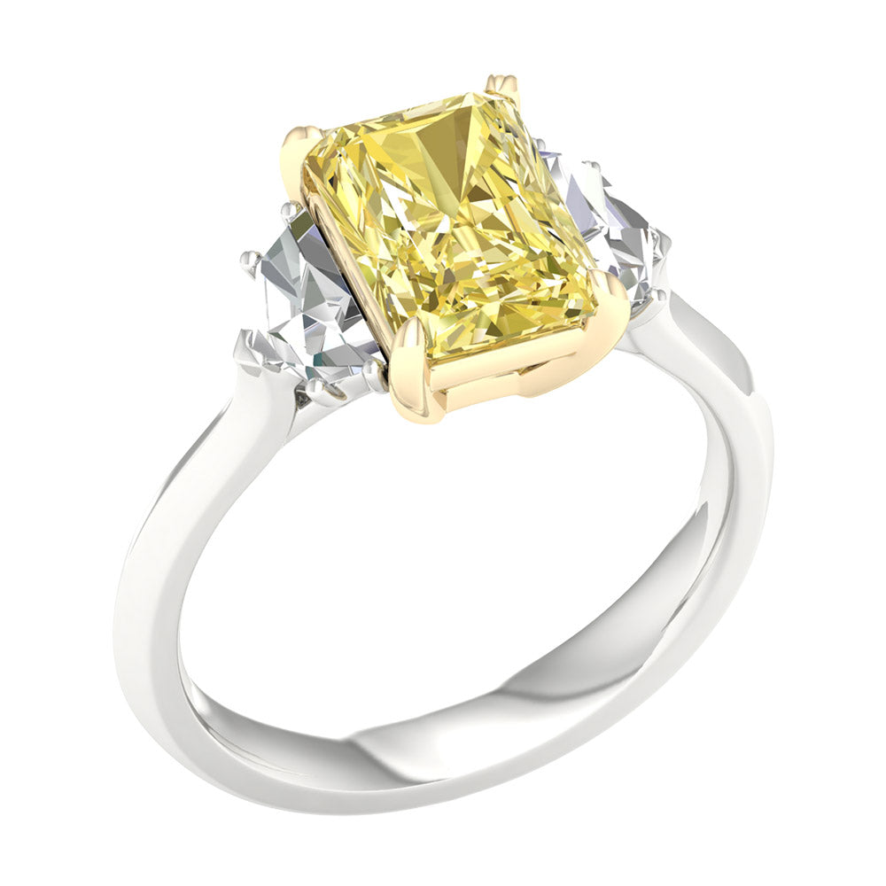 14K 2.91CT Lab Grown Diamond Engagement Ring