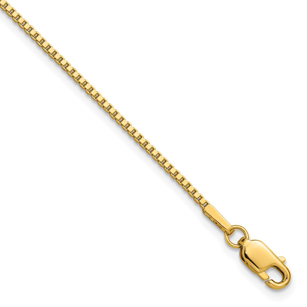 14k 1.3mm Box Chain