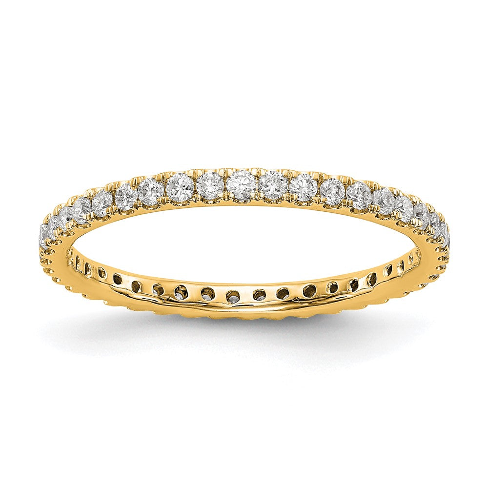 14k 1/2ct Lab Grown Diamond VS/SI+ G+ Comp Size 4.5 Eternity Band