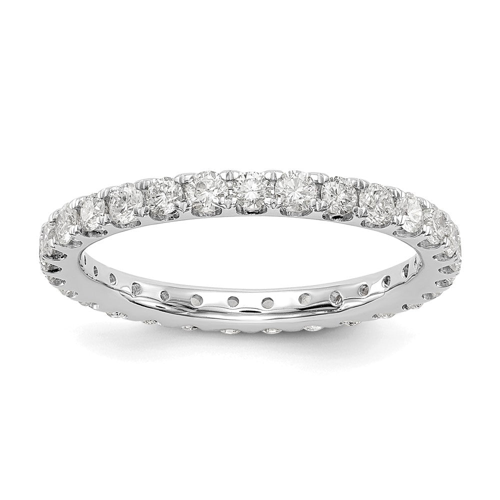 14kw 1ct Lab Grown Diamond VS/SI+ G+ Comp Size 9.5 Eternity Band