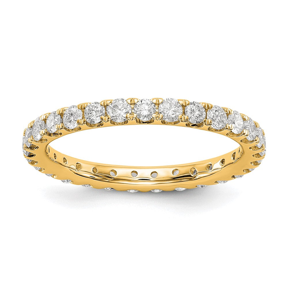 True Origin 14k 1 ct Lab Grown Diamond VS+ F+ Comp. Size 5 Eternity Band