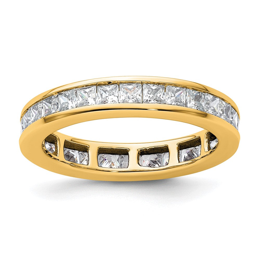 14k 2ct Lab Grown Diamond VS+ F+ Princess Comp Eternity Band