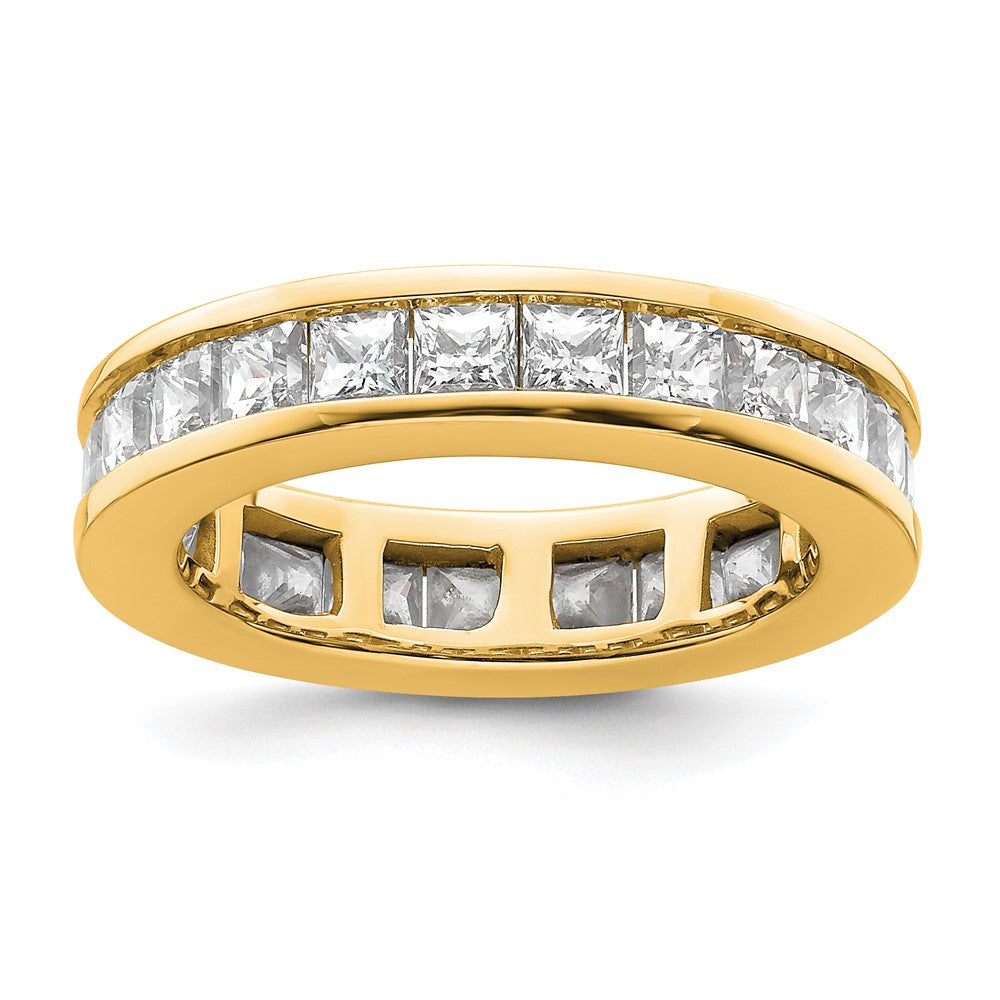 14k 3ct Lab Grown Diamond VS+ F+ Princess Comp Eternity Band