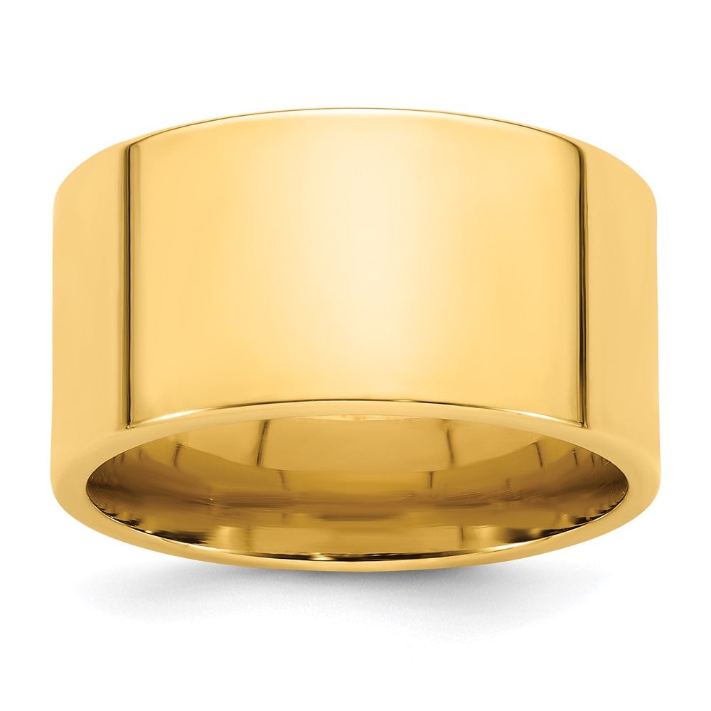 14KY 12mm Standard Flat Comfort Fit Band