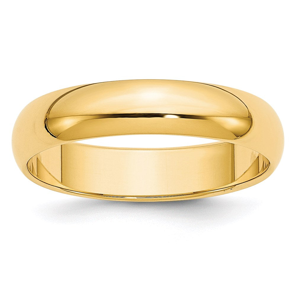 14KY 5mm Half-Round Wedding Band