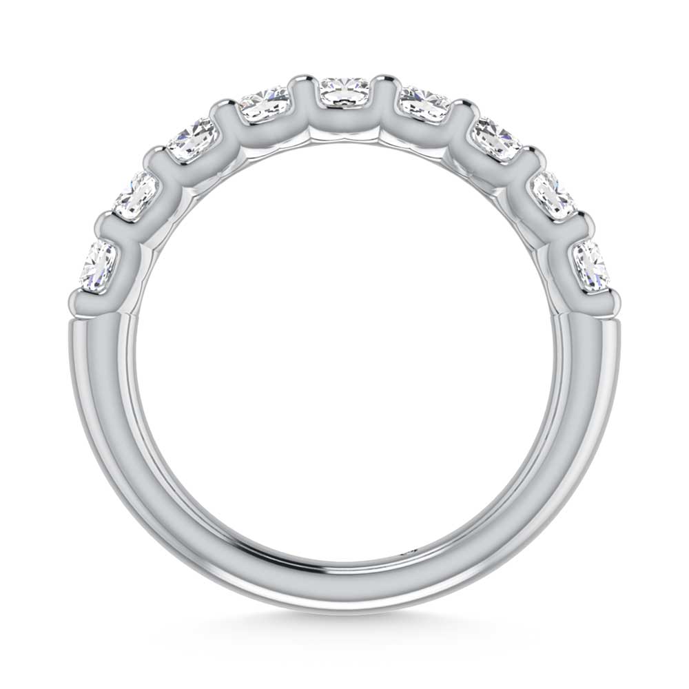950 Platinum 2 7/8 Ct.Tw. Cushion Shape Lab Grown Diamond Wedding Band