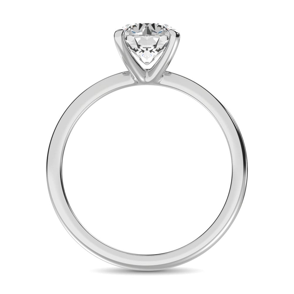 14K White Gold Labgrown Diamond 2 Ct.Tw. Non certified HPHT VS1+ G+ Solitaire Ring (Available in 1ctw to 2ctw)