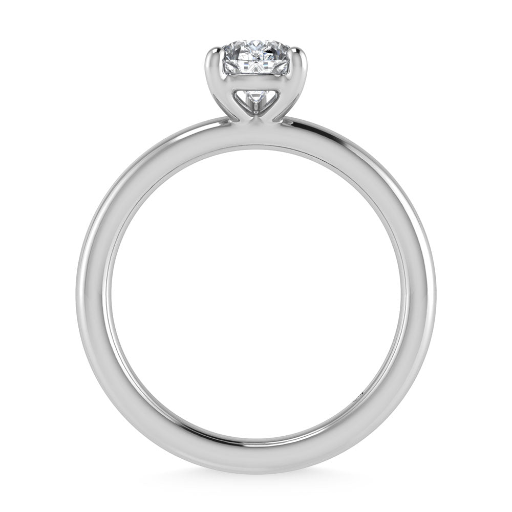 14K White Gold Lab Grown Diamond 1 Ct.Tw. IGI Certified Pear Shape Solitaire (Available from 1CT to 7CT)