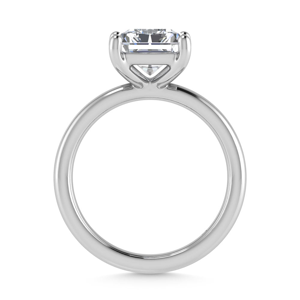 14K White Gold Lab Grown Diamond 1 Ct.Tw. IGI Certified Radiant Shape Solitaire (Available from 1CT to 7CT)