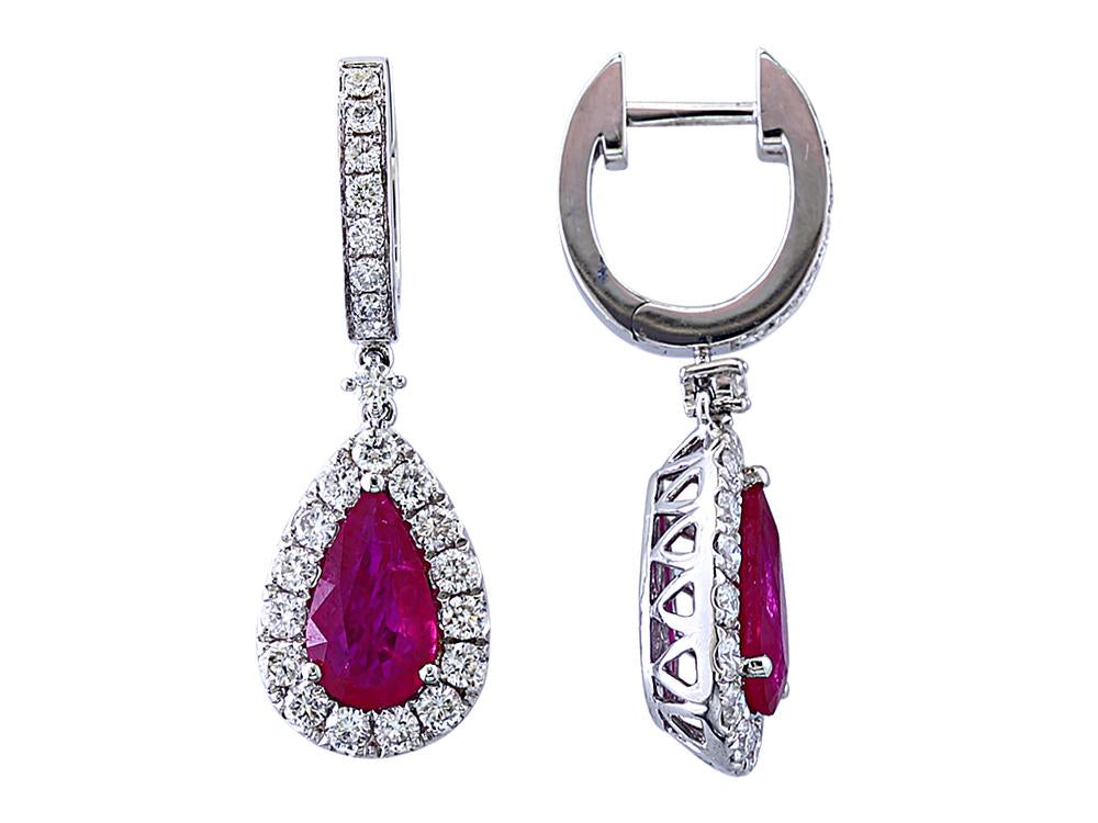 EFFY 14K WHITE GOLD EARRINGS