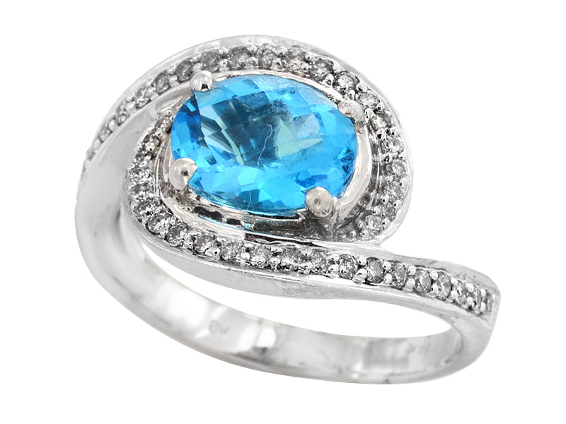 EFFY 14K WHITE GOLD RING